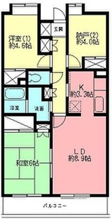 グランドゥール厚木の物件間取画像